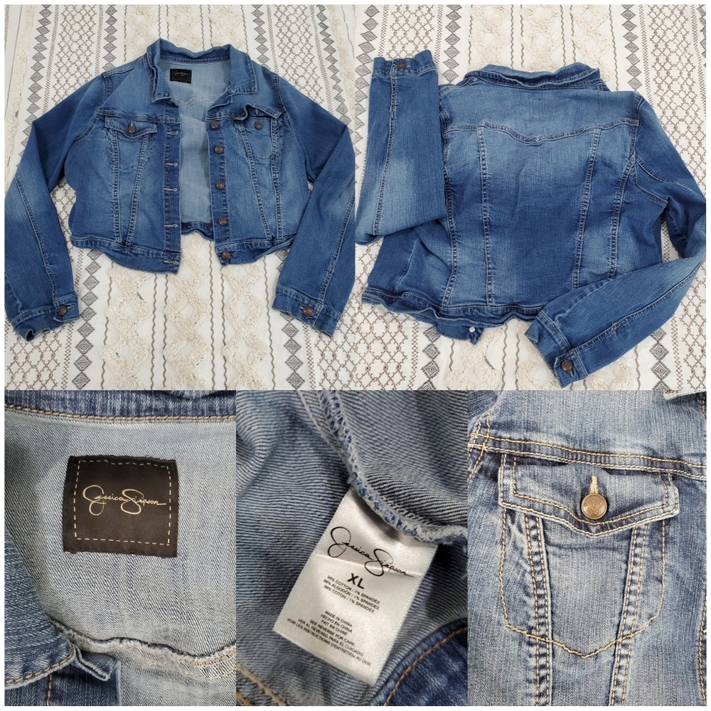 Jessica Simpson Jean Jacket- Sz XL